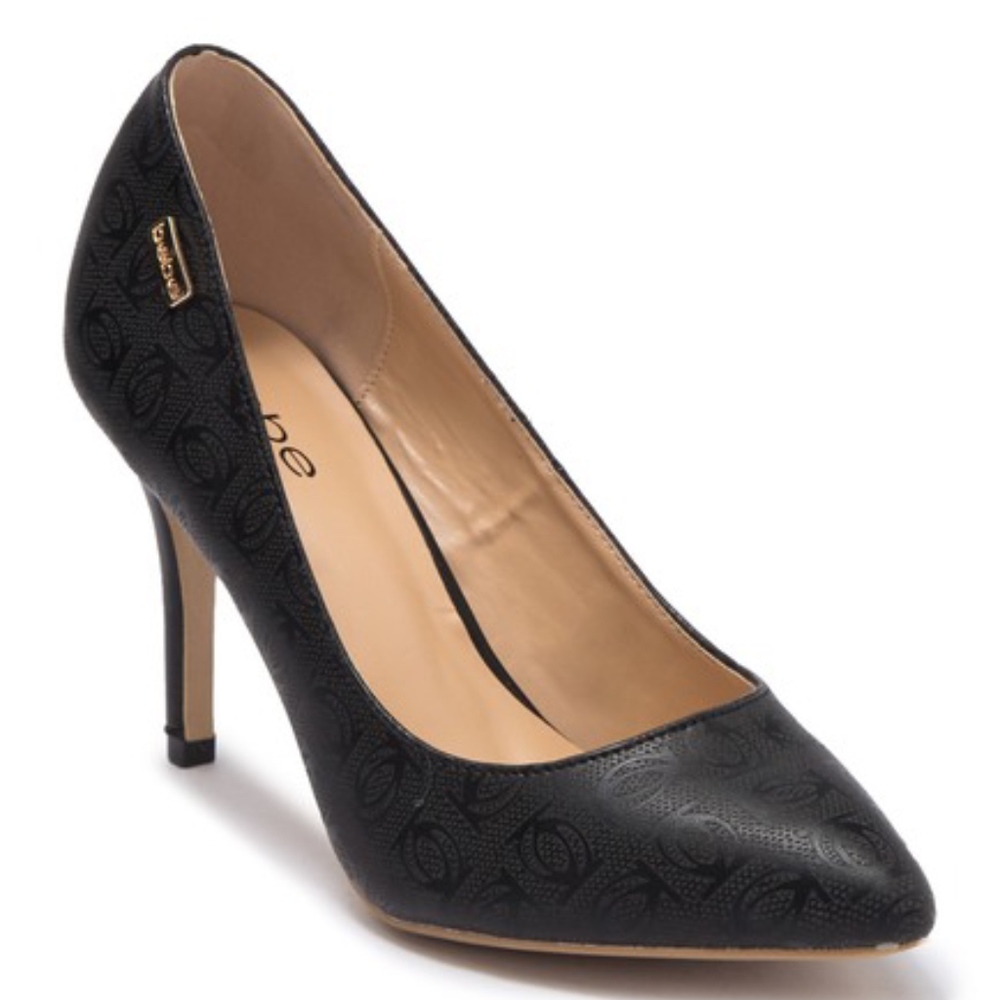 New bebe Logo embossed Saydee Shoes Pumps size 6